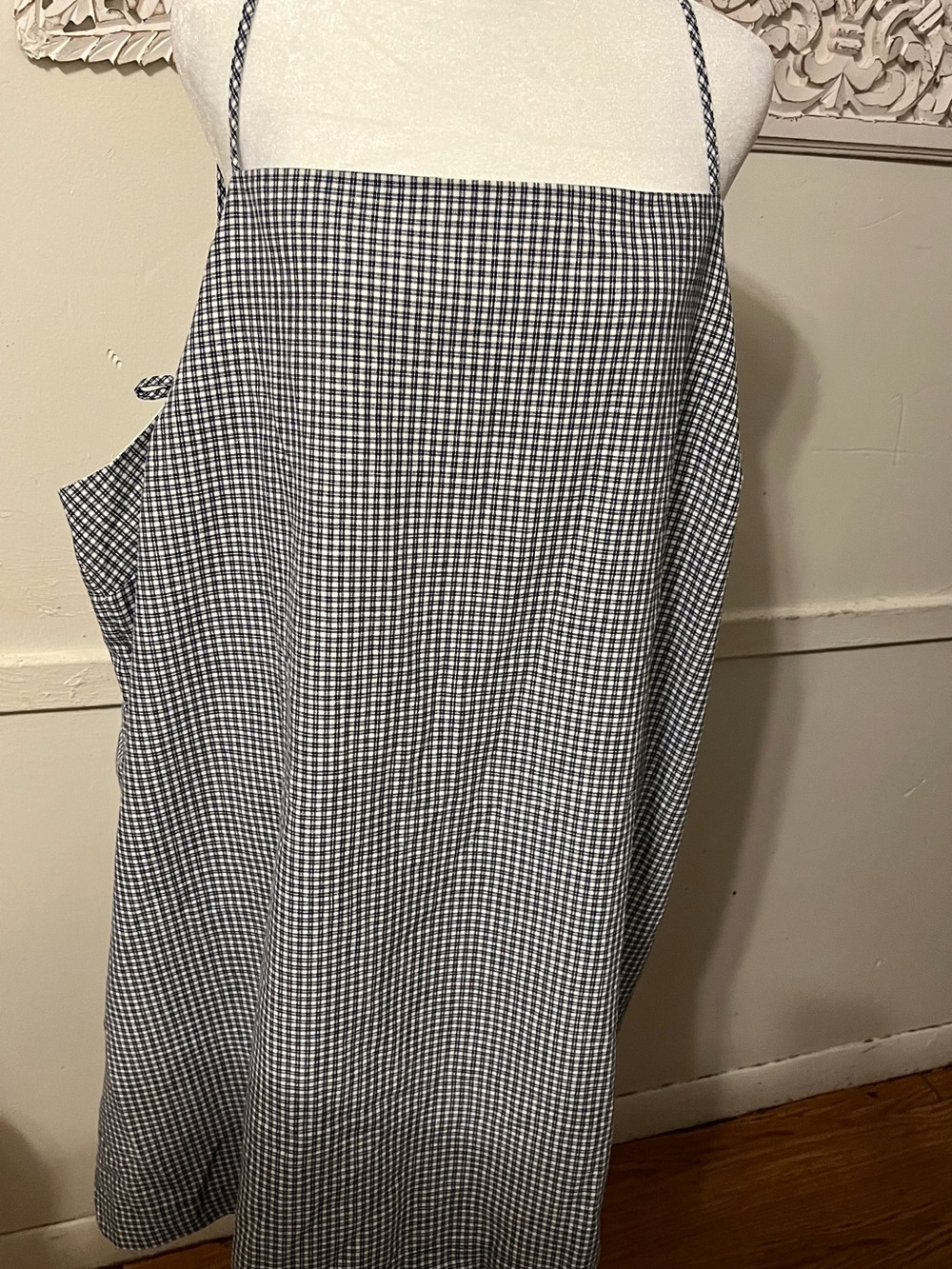 Old Navy Black and White Gingham Maxi dress